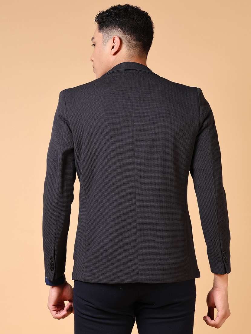 men solid long sleeve single breasted blazer - 21675070 -  Standard Image - 3