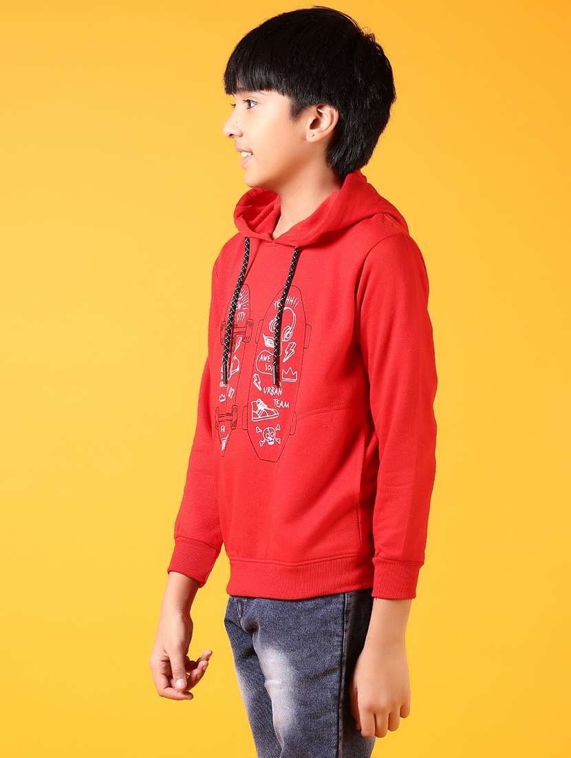 boys front print long sleeve sweatshirt - 21675076 -  Standard Image - 5