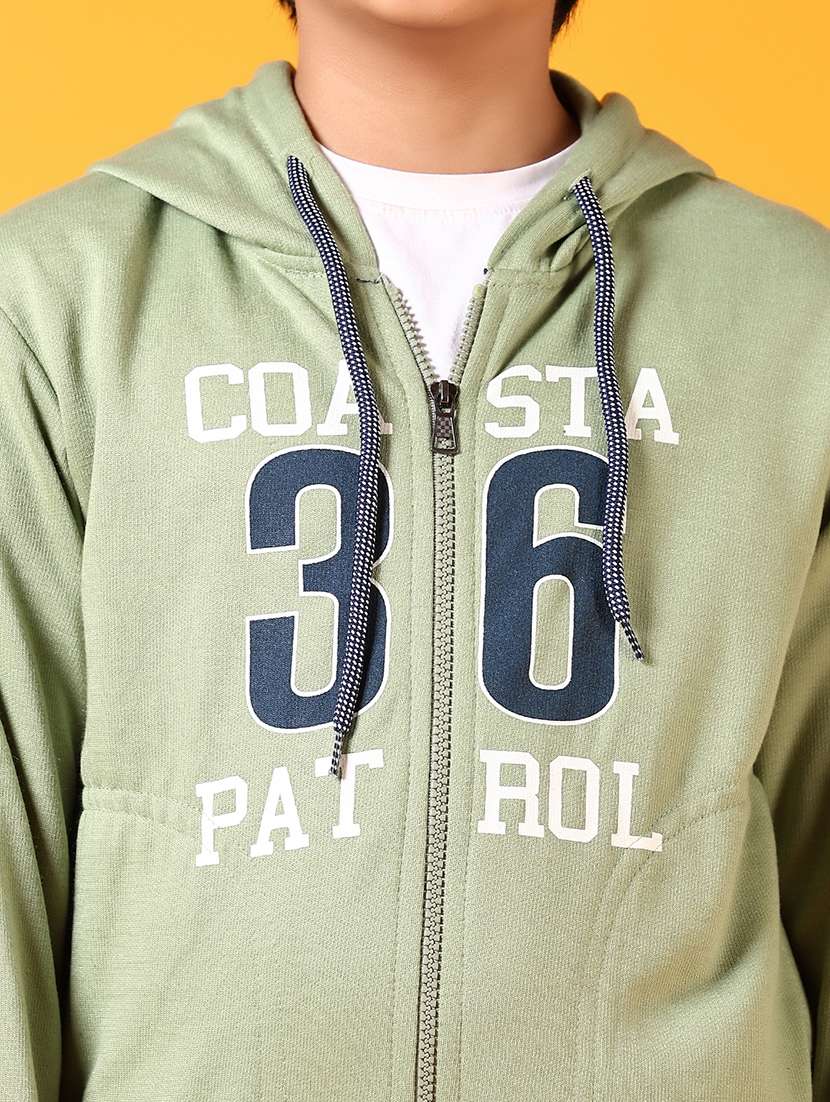 boys printed long sleeve hooded sweatshirt - 21675101 -  Standard Image - 3