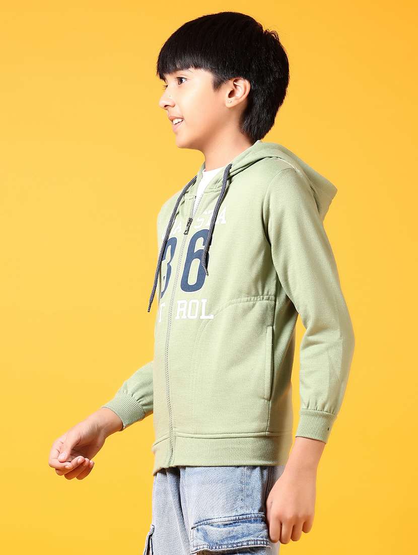 boys printed long sleeve hooded sweatshirt - 21675101 -  Standard Image - 5
