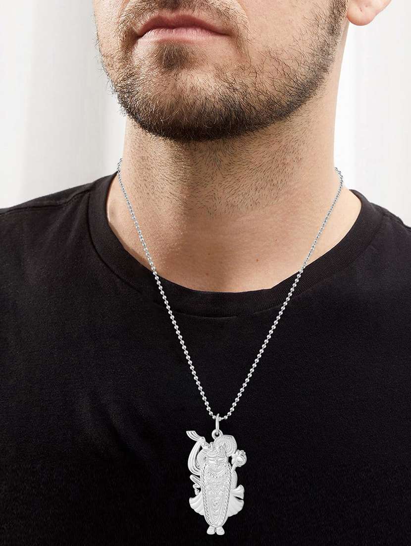 men sacred idol pendant with chain - 21675137 -  Standard Image - 3