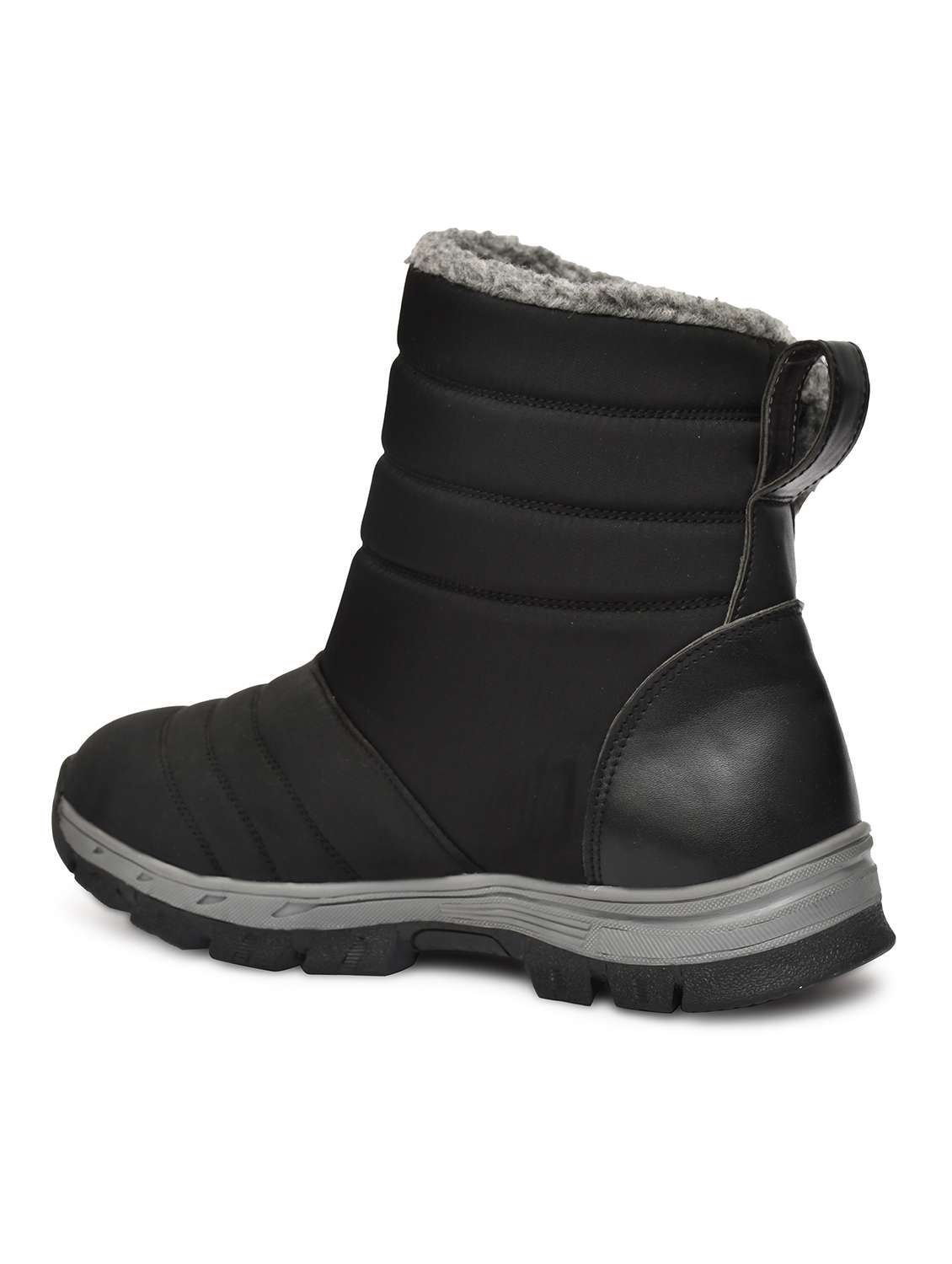 men solid winter wear boots - 21675230 -  Standard Image - 3