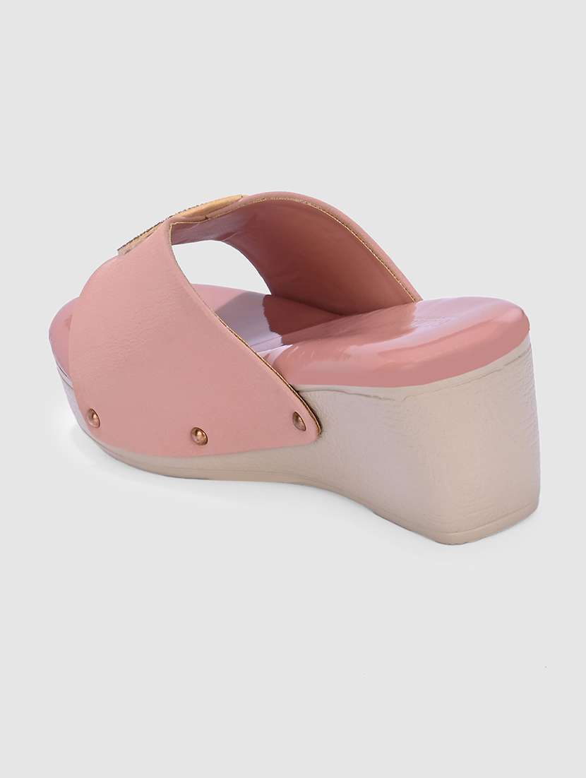 women embellished slip on wedges - 21676025 -  Standard Image - 3