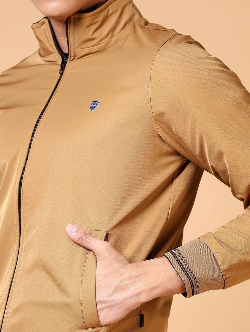 men long sleeves solid reversible casual jacket - 21676176 -  Standard Image - 5