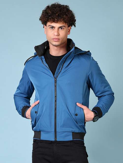 men long sleeves solid casual jacket - 21676177 -  Standard Image - 0