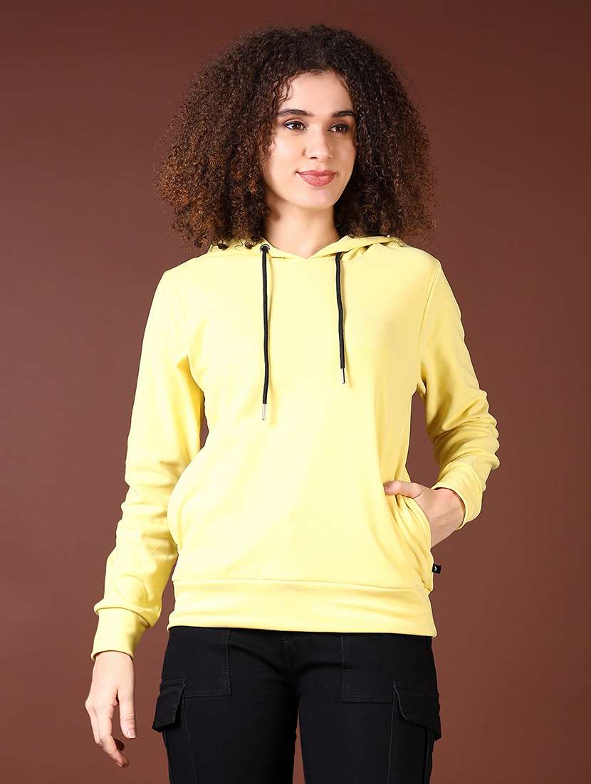 women long sleeves plain sweatshirt