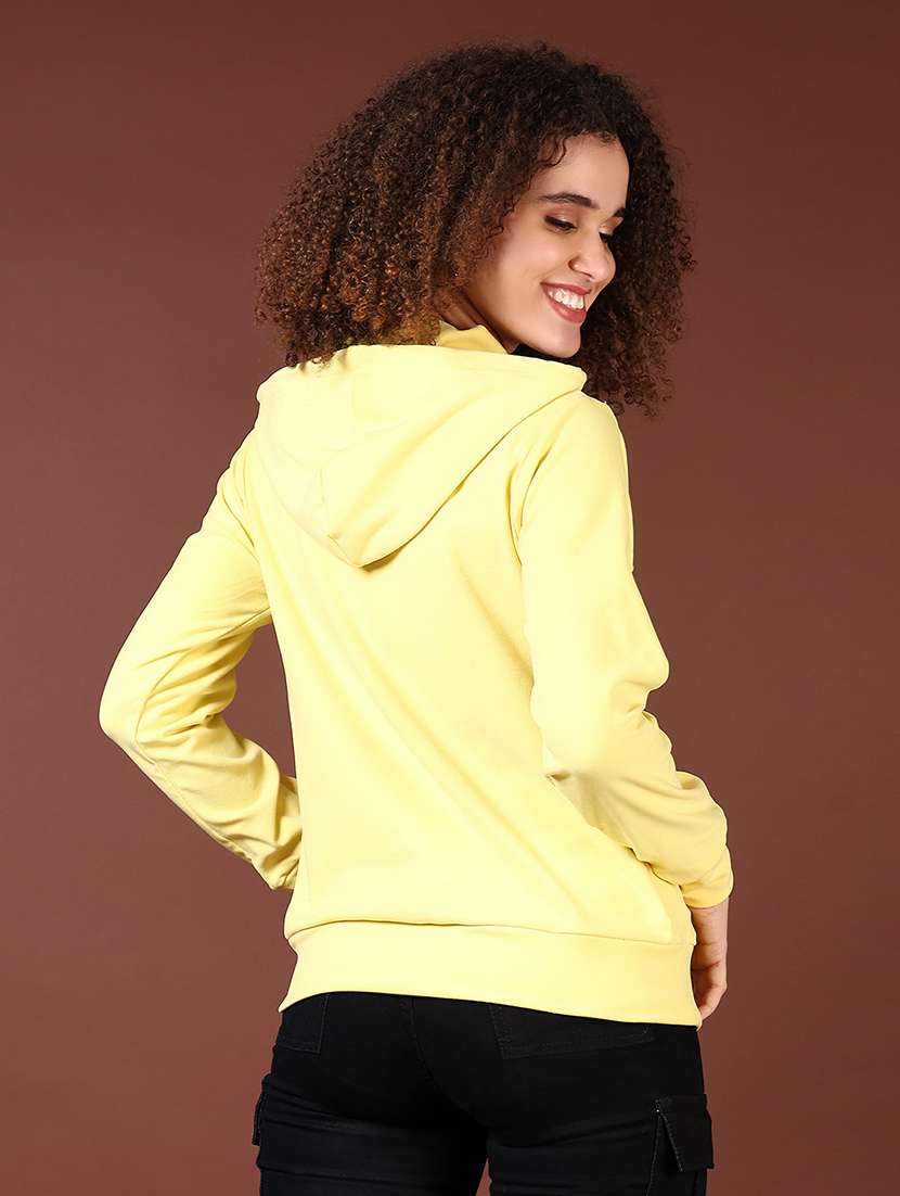women long sleeves plain sweatshirt - 21676206 -  Standard Image - 3