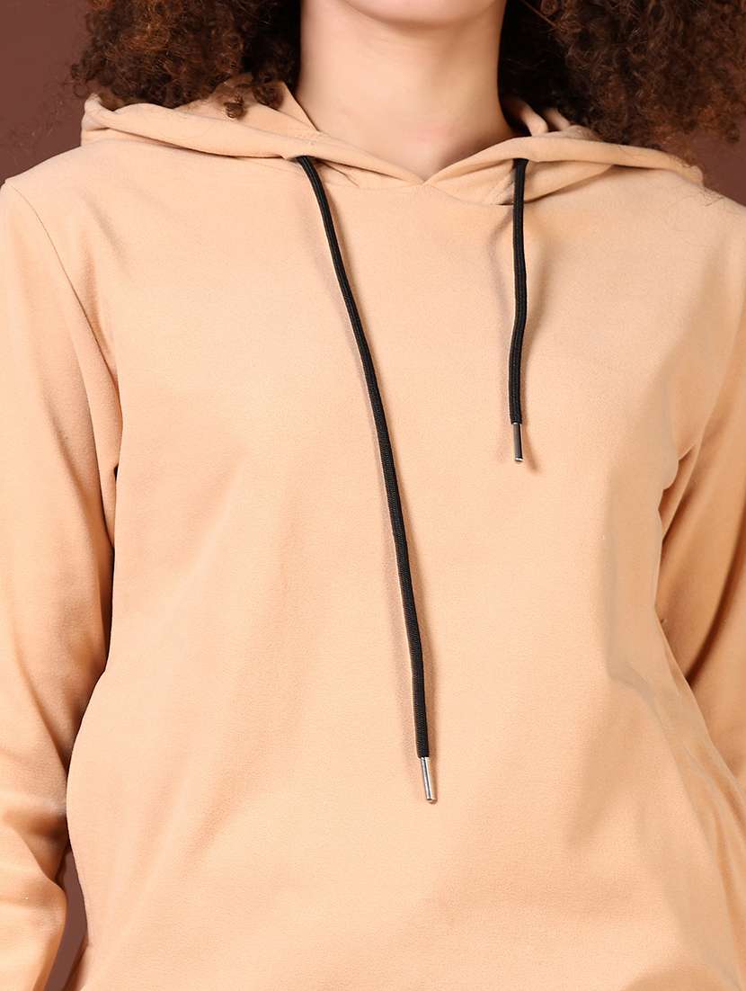 women long sleeves plain sweatshirt - 21676213 -  Standard Image - 5