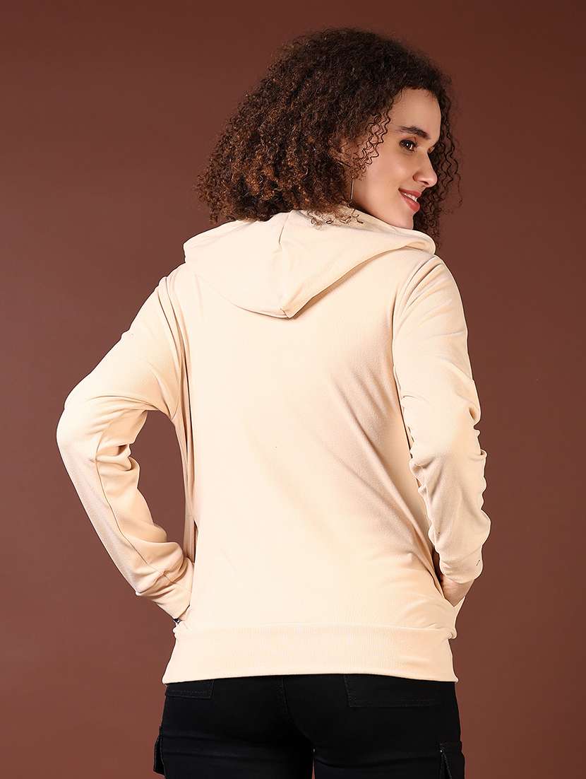 women long sleeves plain sweatshirt - 21676217 -  Standard Image - 3