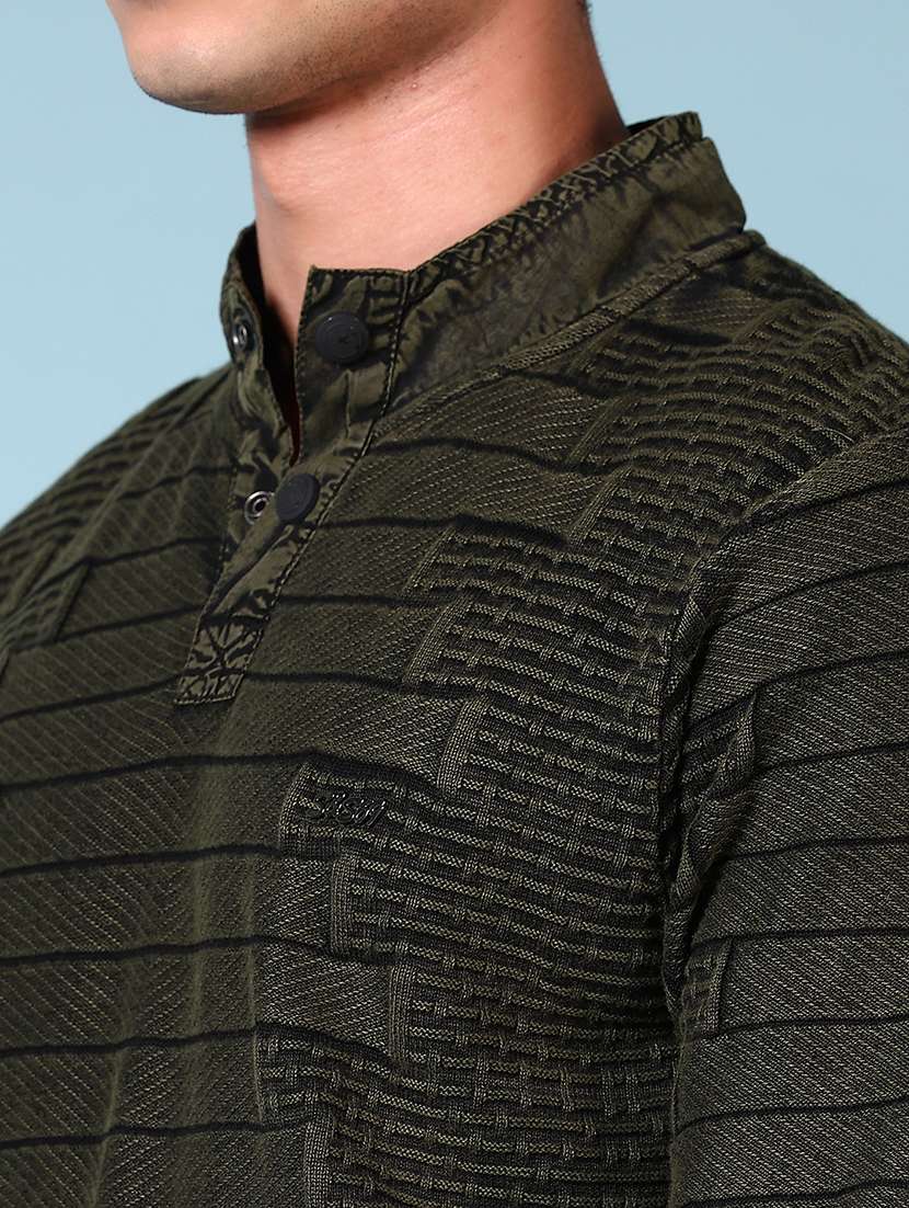 men self design long sleeve pullover sweater - 21676230 -  Standard Image - 5