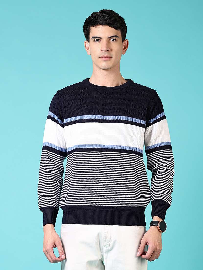 men acylic long sleeve pullover