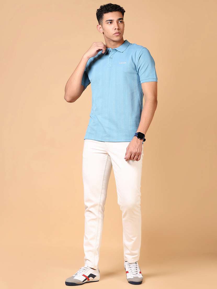 men solid short sleeve polo t-shirt - 21676262 -  Standard Image - 3