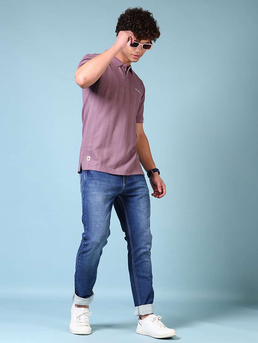 men solid short sleeve polo t-shirt - 21676264 - Standard Image - 3
