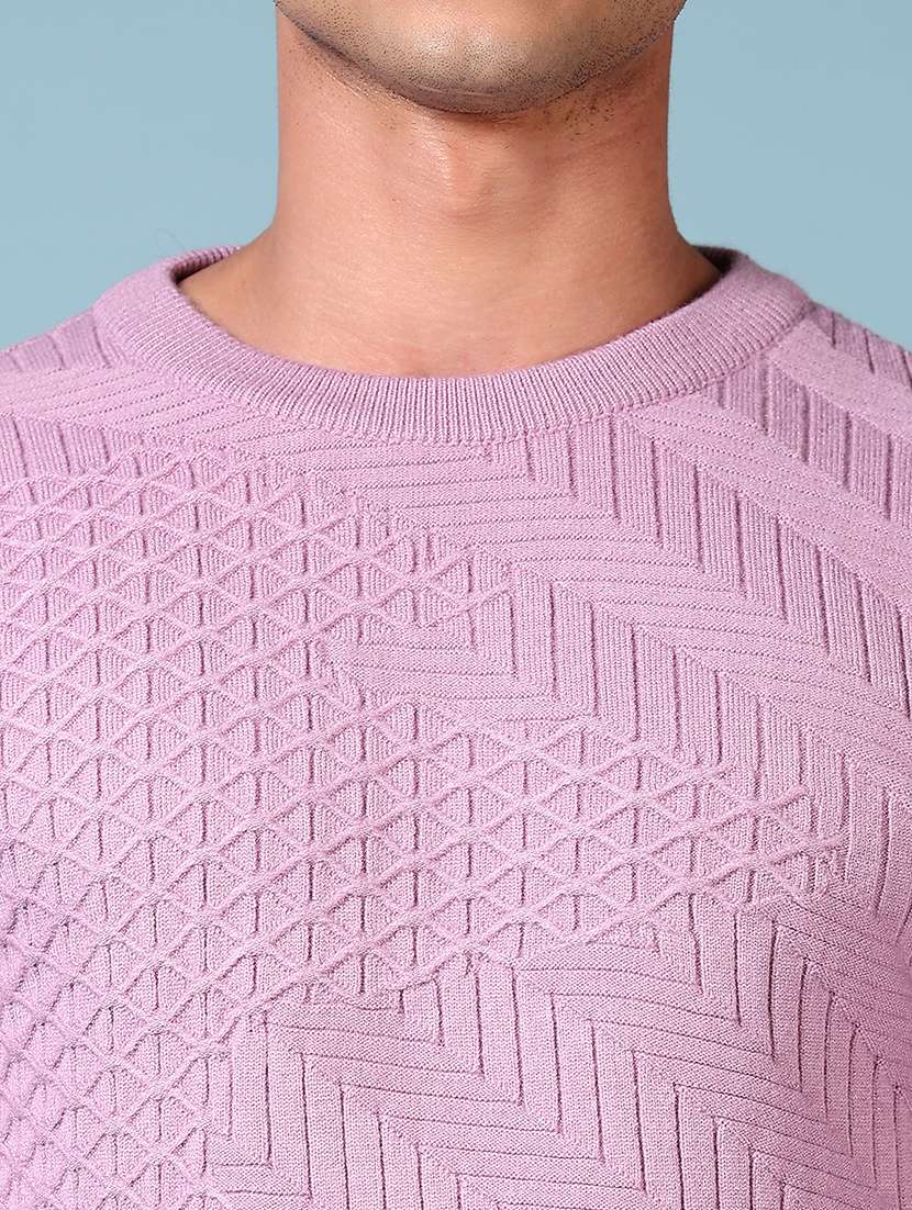 men self design long sleeve pullover sweater - 21676355 -  Standard Image - 5