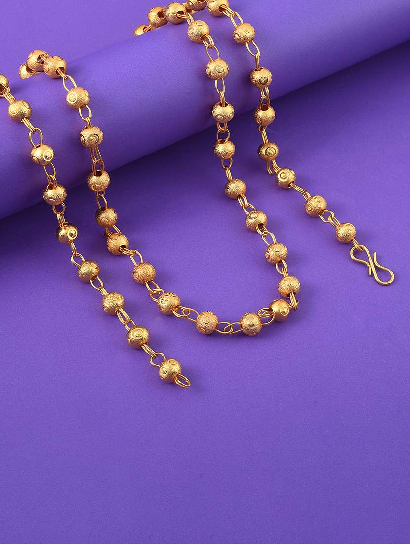gold plated long chain - 21676494 -  Zoom Image - 0