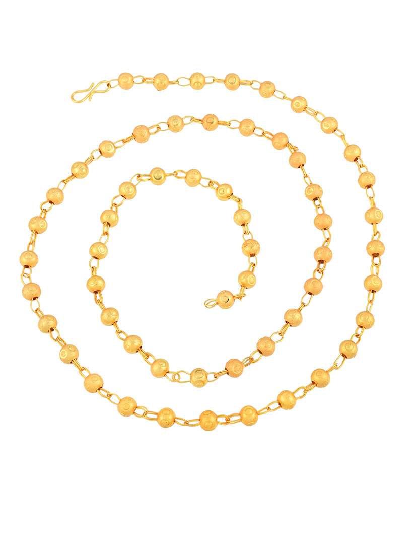 gold plated long chain - 21676494 -  Standard Image - 3