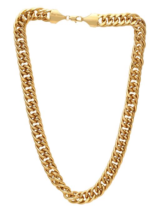 gold plated long chain - 21676502 - Standard Image - 0