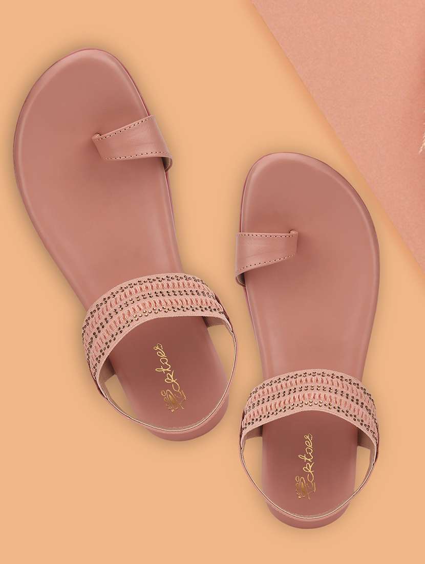 women one toe flat sandal