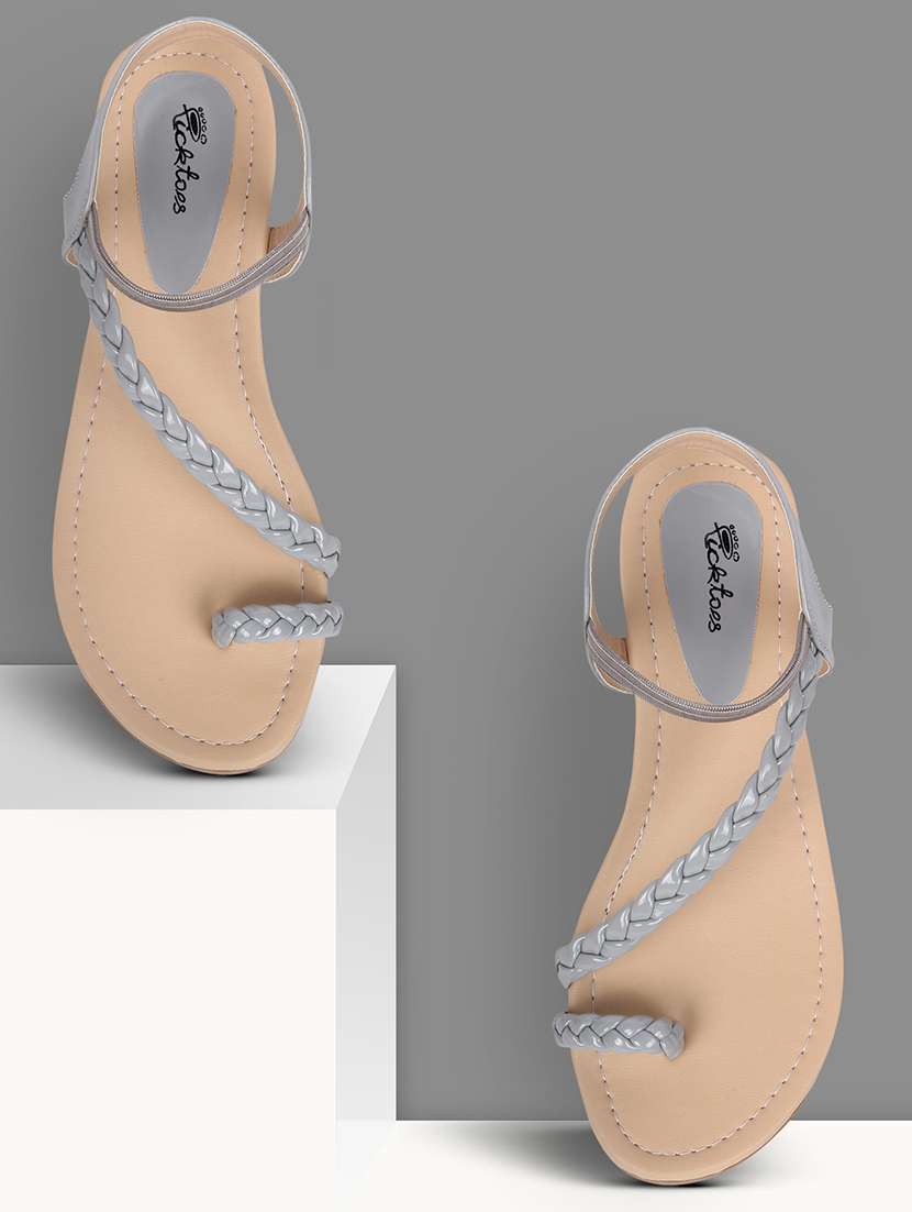 women solid back strap sandal - 21676614 - Zoom Image - 0