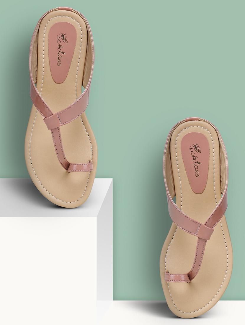women solid slip on flat sandal - 21676621 -  Zoom Image - 0