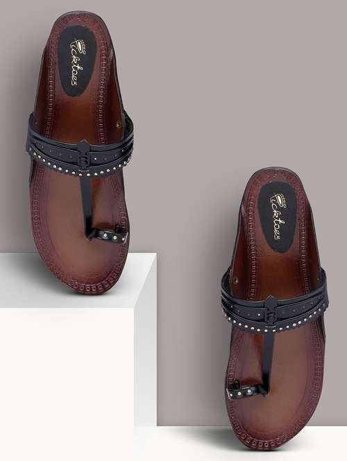 women one toe cut work kolhapuri