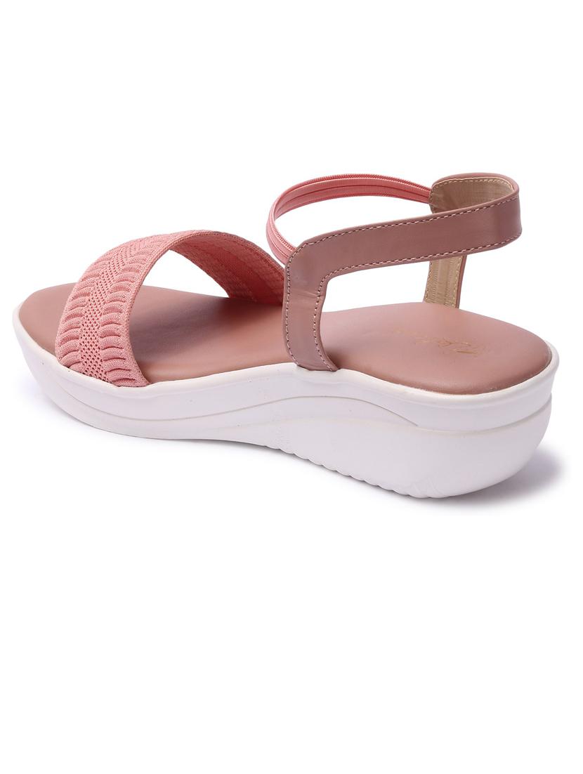 women solid back strap wedge - 21676686 - Standard Image - 3