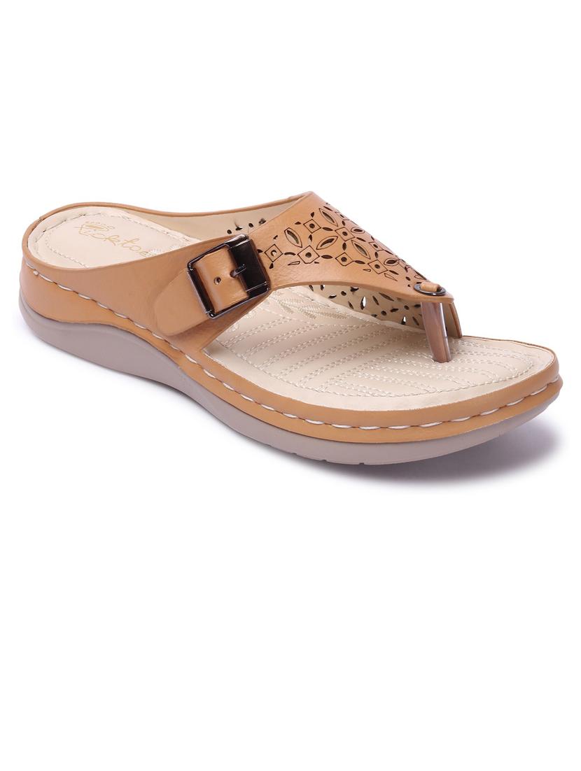 women cut work toe separator sandal - 21676695 -  Zoom Image - 0