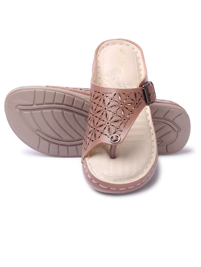 women cut work toe separator sandal - 21676696 - Standard Image - 3