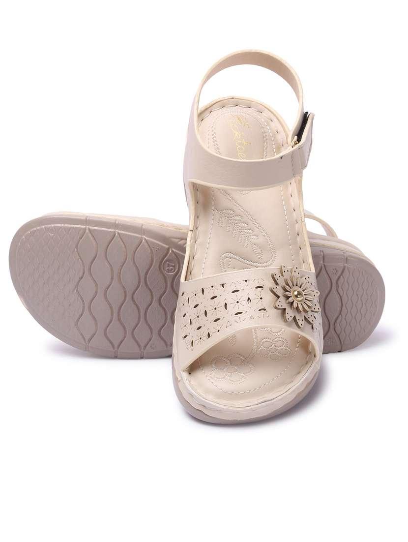 women cut work ankle strap sandal - 21676697 - Standard Image - 3
