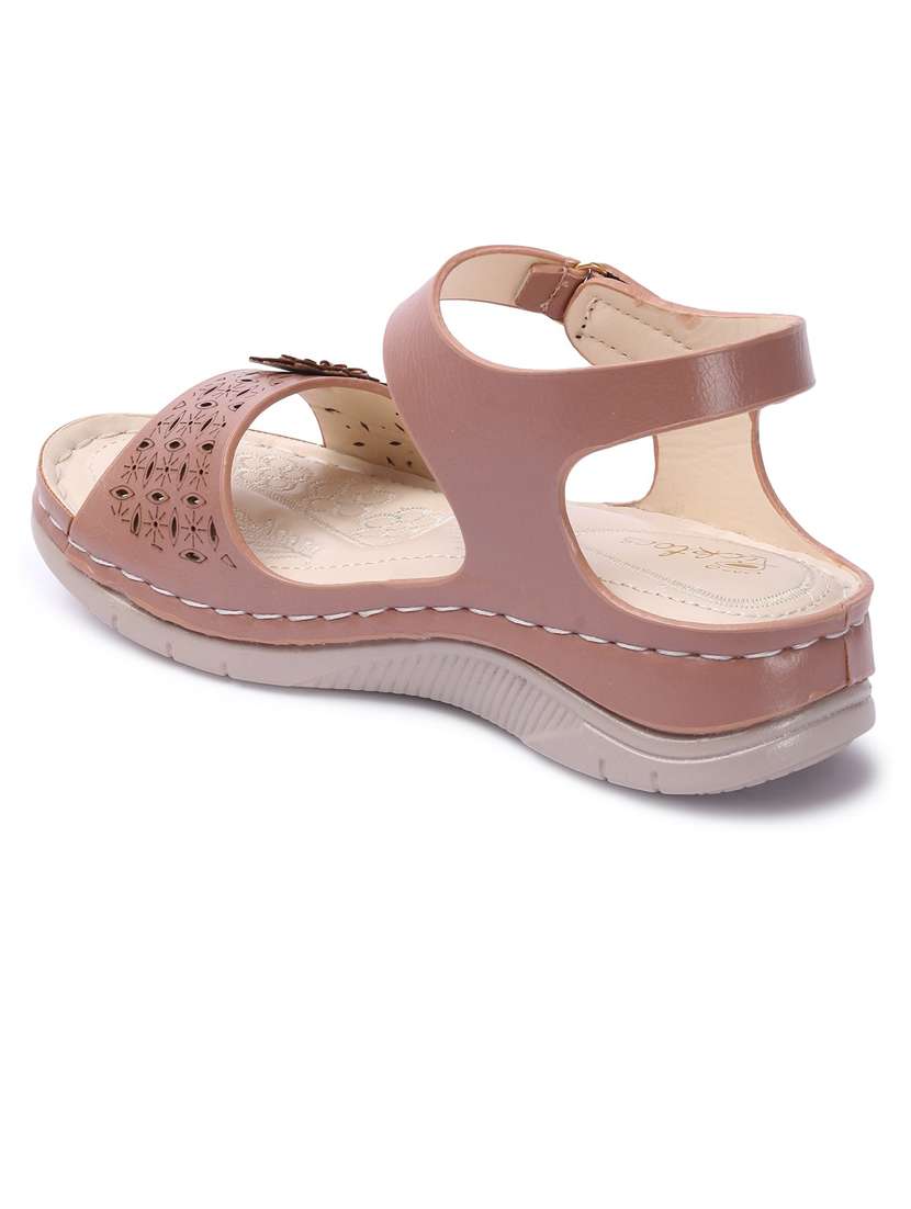 women cut work ankle strap sandal - 21676698 - Standard Image - 3