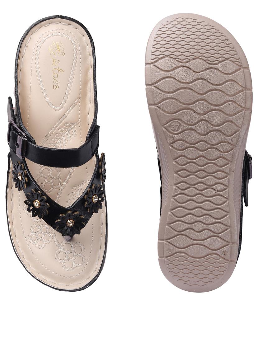 women cut work toe separator sandal - 21676707 - Standard Image - 3