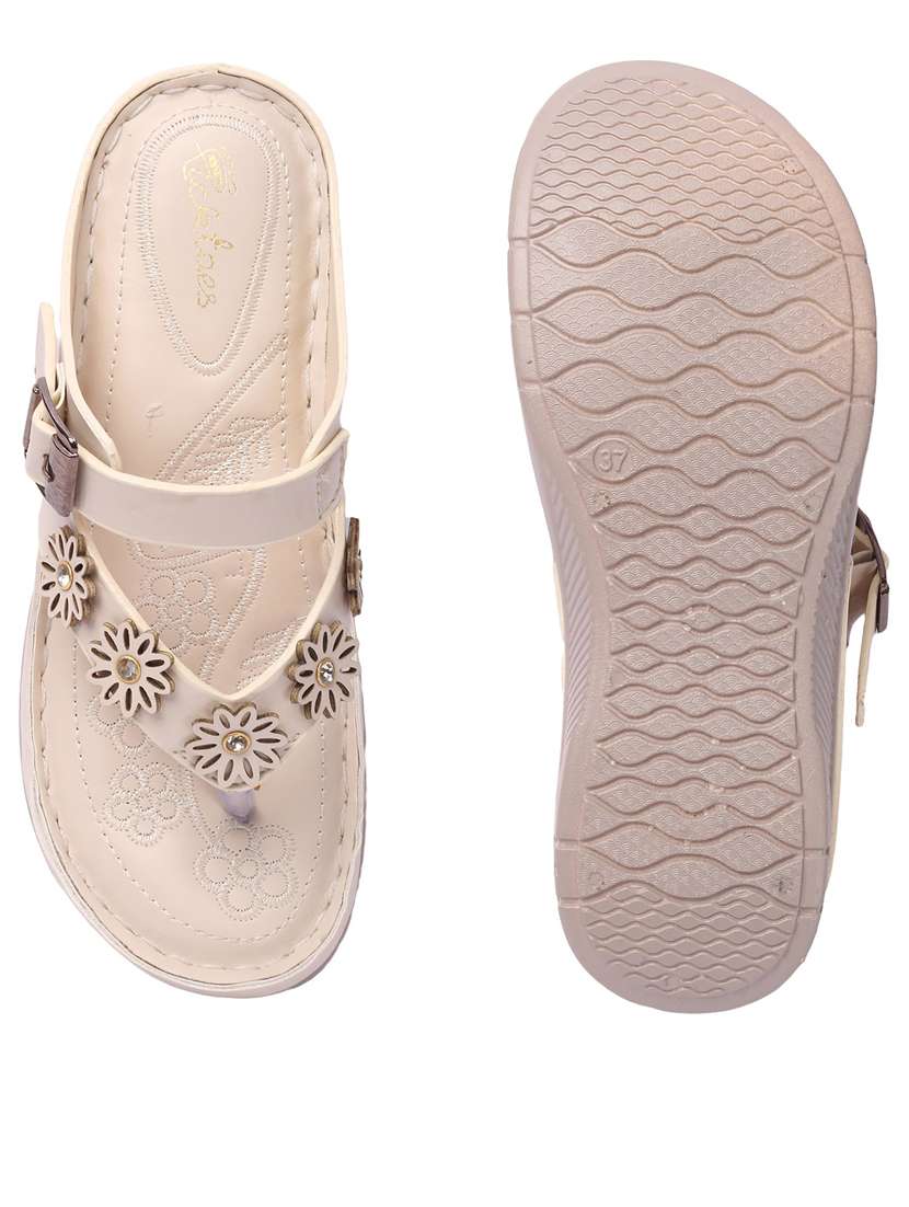 women cut work toe separator sandal - 21676708 - Standard Image - 3