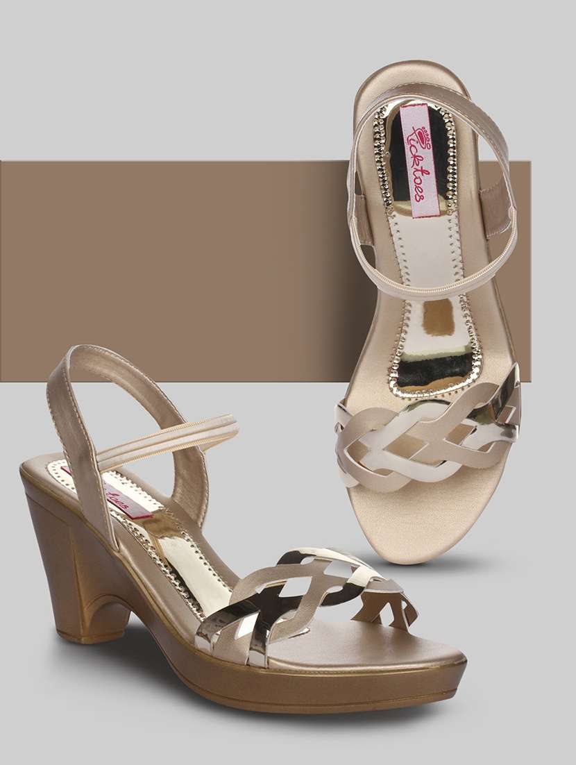 women back strap block heel sandal