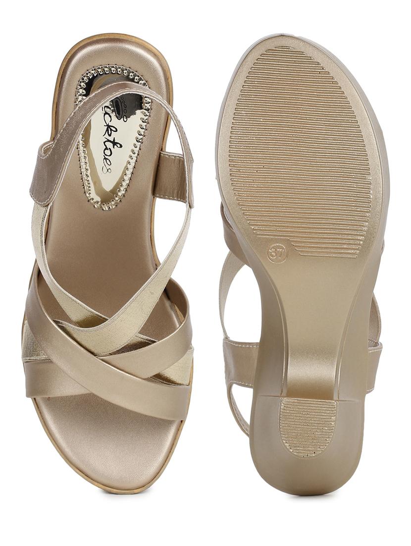 women back strap block heel sandal - 21676742 - Standard Image - 3