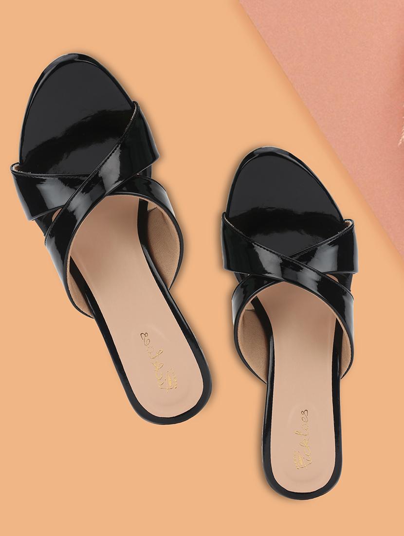 women black slip on sandal - 21676803 -  Zoom Image - 0
