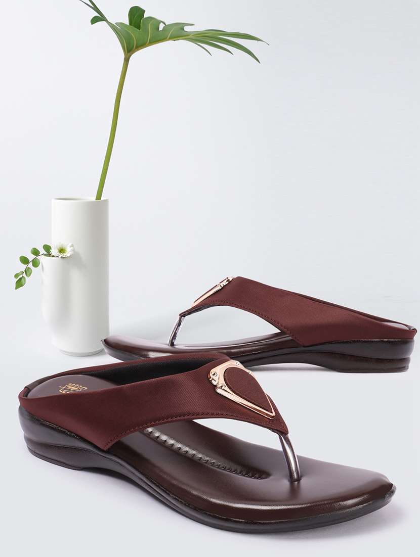 women embelished toe separator sandal - 21676820 - Zoom Image - 0