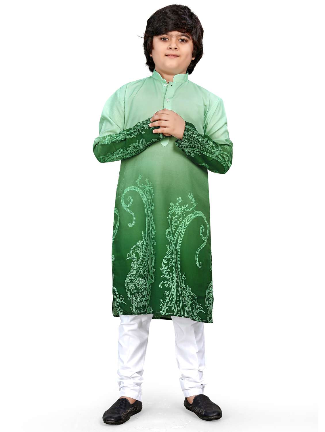 boys printed kurta bottom set - 21676950 -  Zoom Image - 0