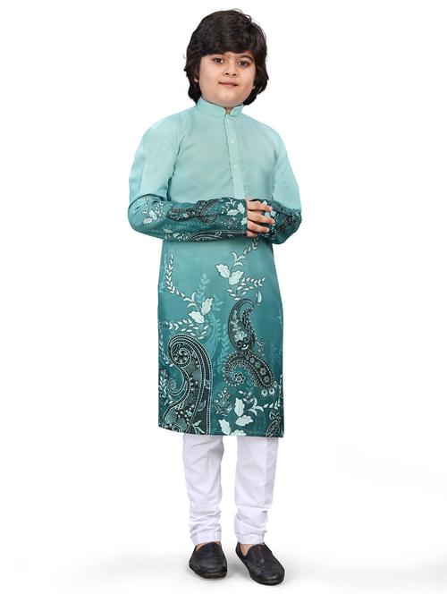 boys printed kurta bottom set - 21676953 - Standard Image - 0
