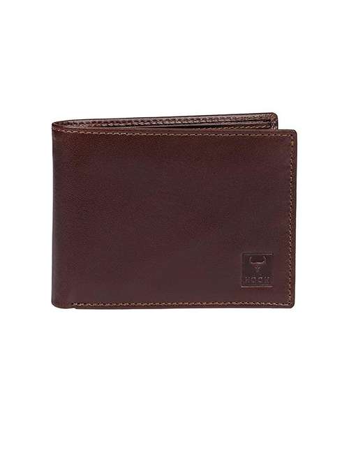 men brown genuine leather wallet - 21677395 -  Standard Image - 0