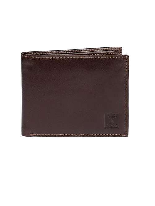 men brown genuine leather wallet - 21677397 -  Standard Image - 0