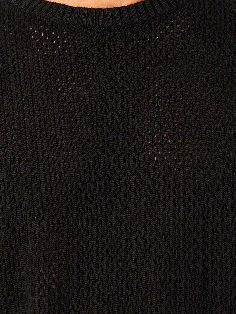 men solid long sleeve pullover - 21677542 -  Standard Image - 3