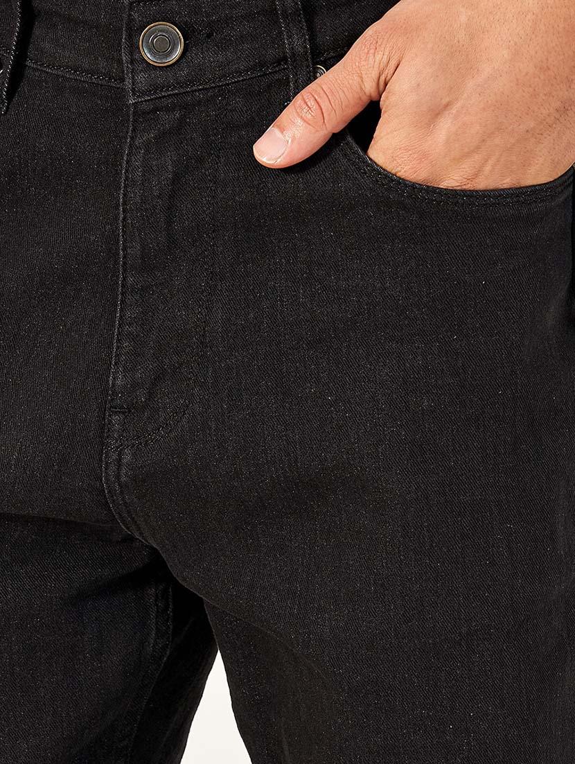 men solid mid rise denim jeans - 21677545 - Standard Image - 3