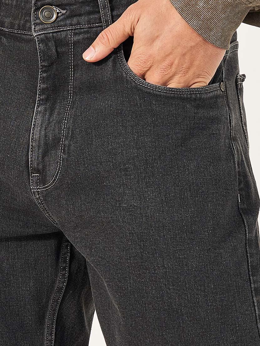 men solid mid rise denim jeans - 21677546 - Standard Image - 3