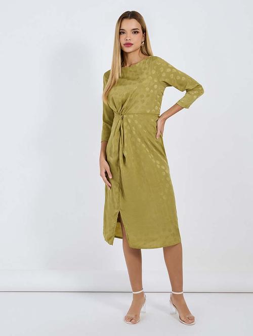 women self designed boat neck sheath dress - 21677561 - Standard Image - 0