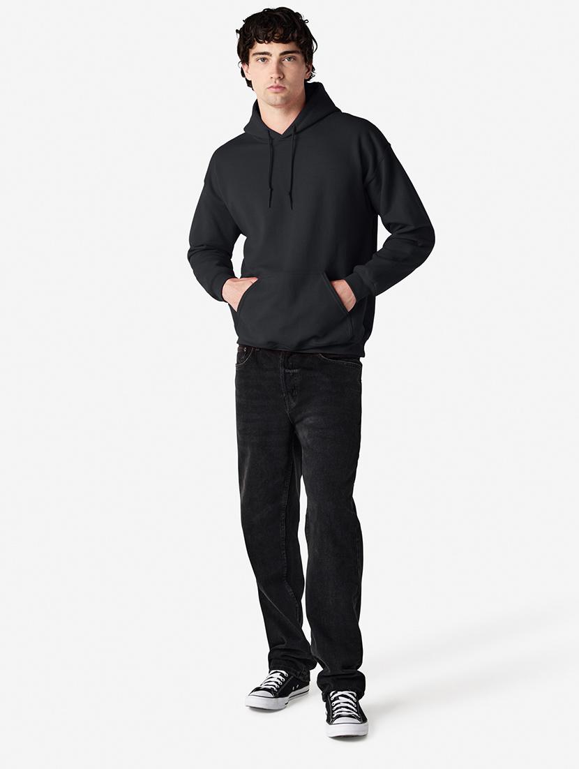 men long sleeves plain sweatshirt - 21677567 - Standard Image - 3