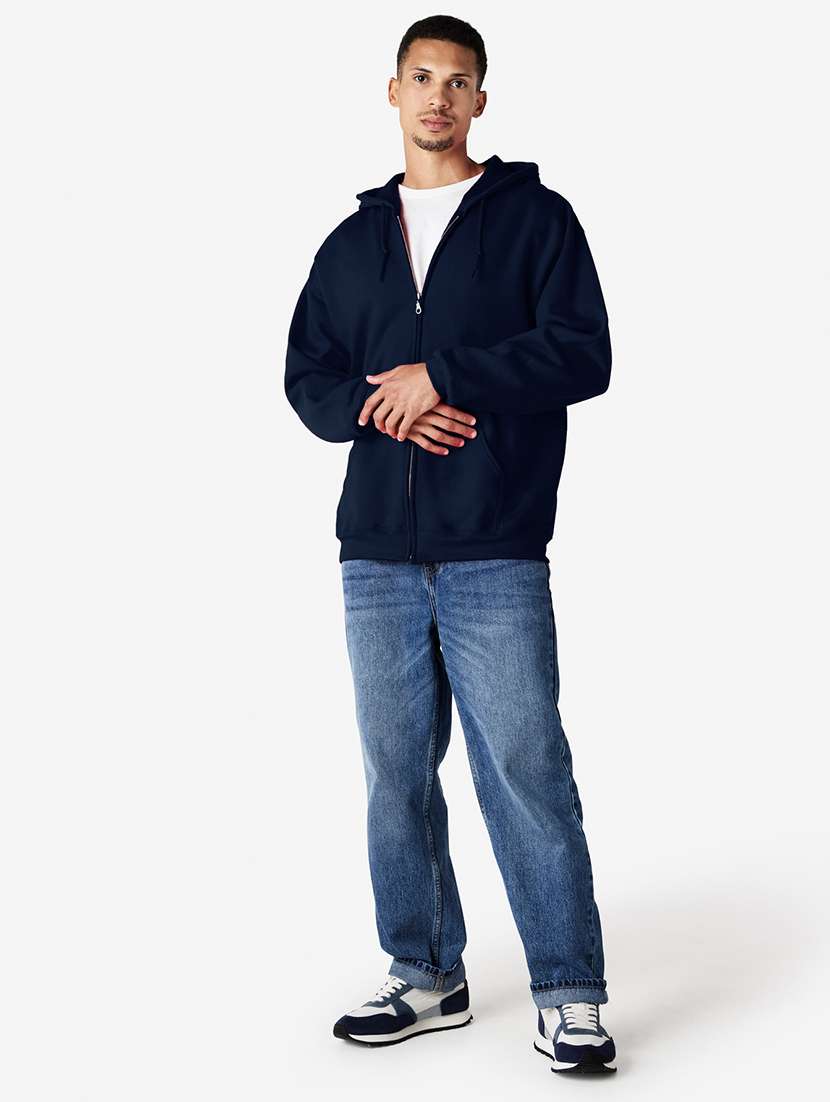 men long sleeves plain sweatshirt - 21677568 - Standard Image - 3