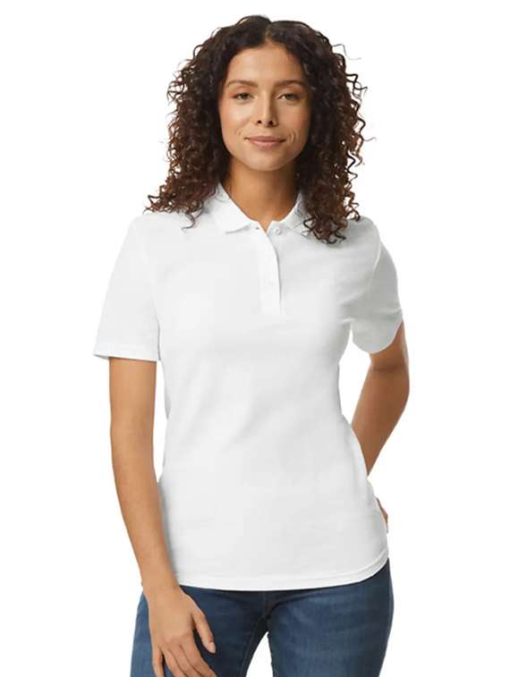 women solid short sleeve regular fit polo t-shirt