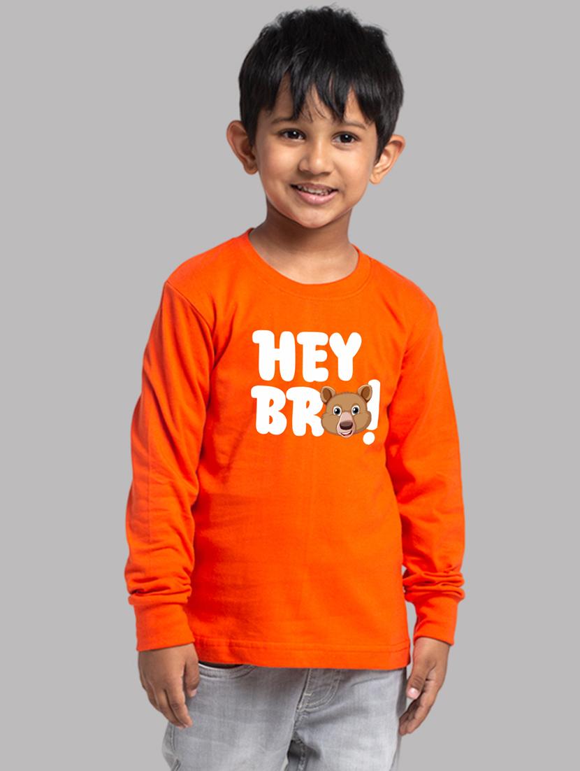 boys chest print long sleeve t-shirt - 21677602 -  Zoom Image - 0