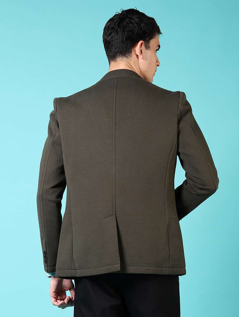 men solid long sleeve single breasted blazer - 21677719 -  Standard Image - 3