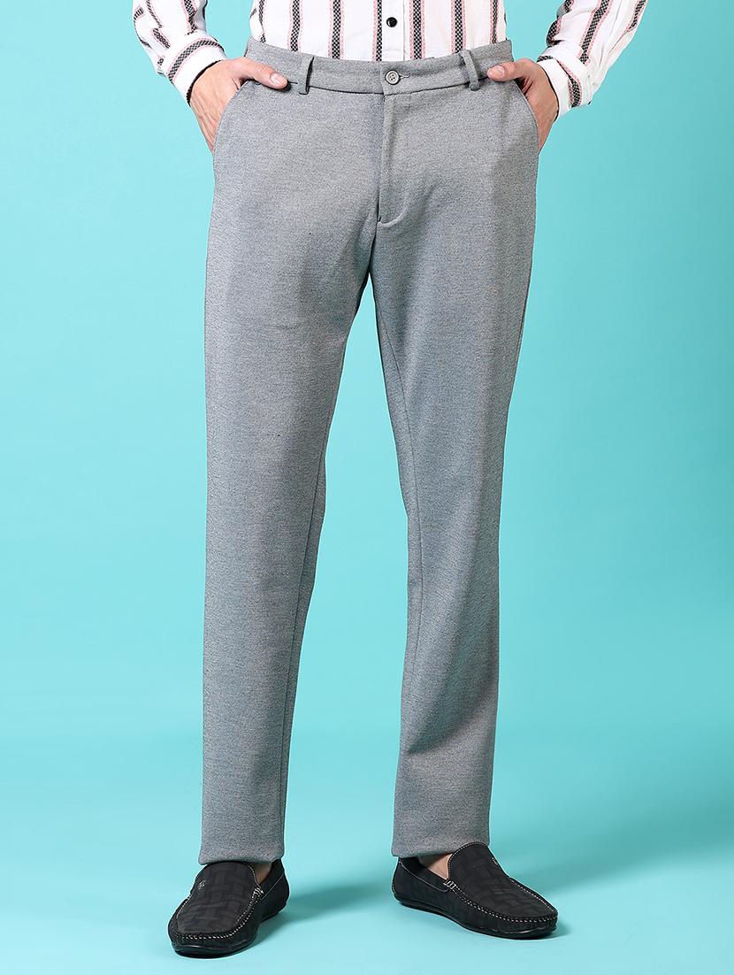men solid mid rise flat front chinos - 21677751 - Zoom Image - 0
